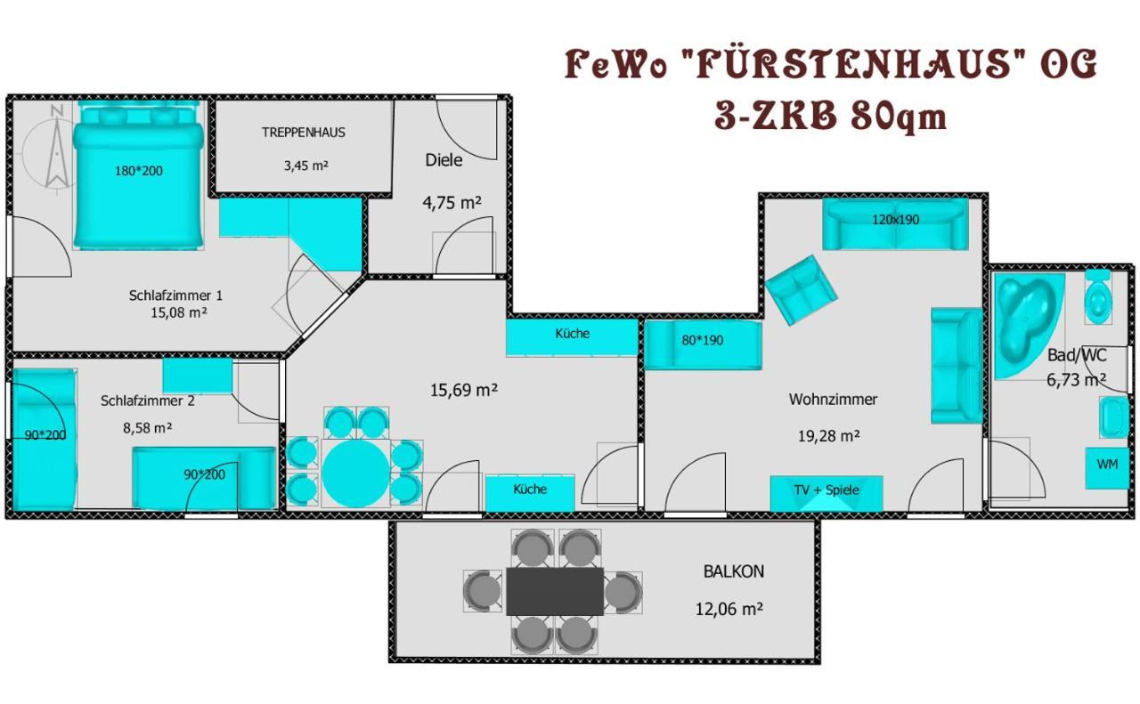 "Fuerstenhaus" Og Hofgeismar-Zentrum! Zewnętrze zdjęcie